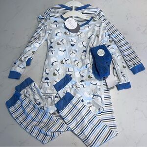 Milkberry Bamboo Toddler Christmas Pajamas 4T